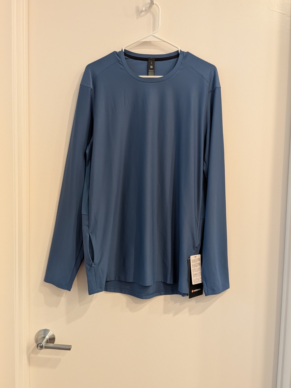 Lululemon Waterside Swim Long Sleeve Shirt - Men's Large Blue